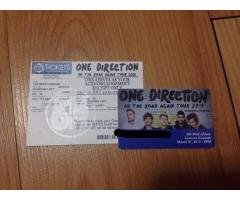 ONE DIRECTION TICKET